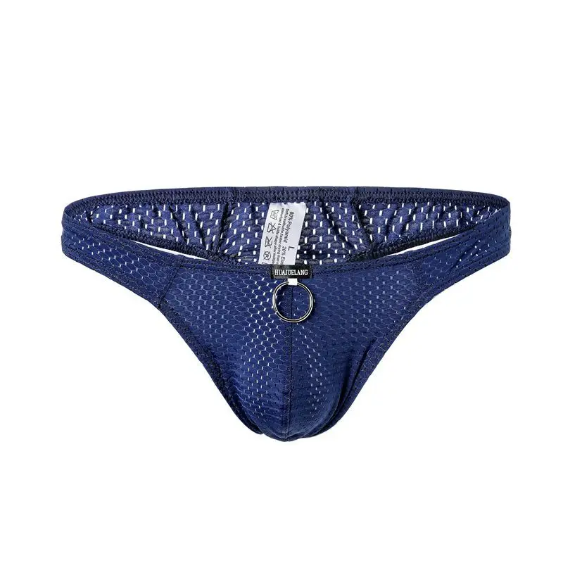 

Sexy Man Mesh Rings Thongs See Through Transparent G String Bulge Penis Pouch T-Back Panties Gay Hipster Jockstrap Underwear