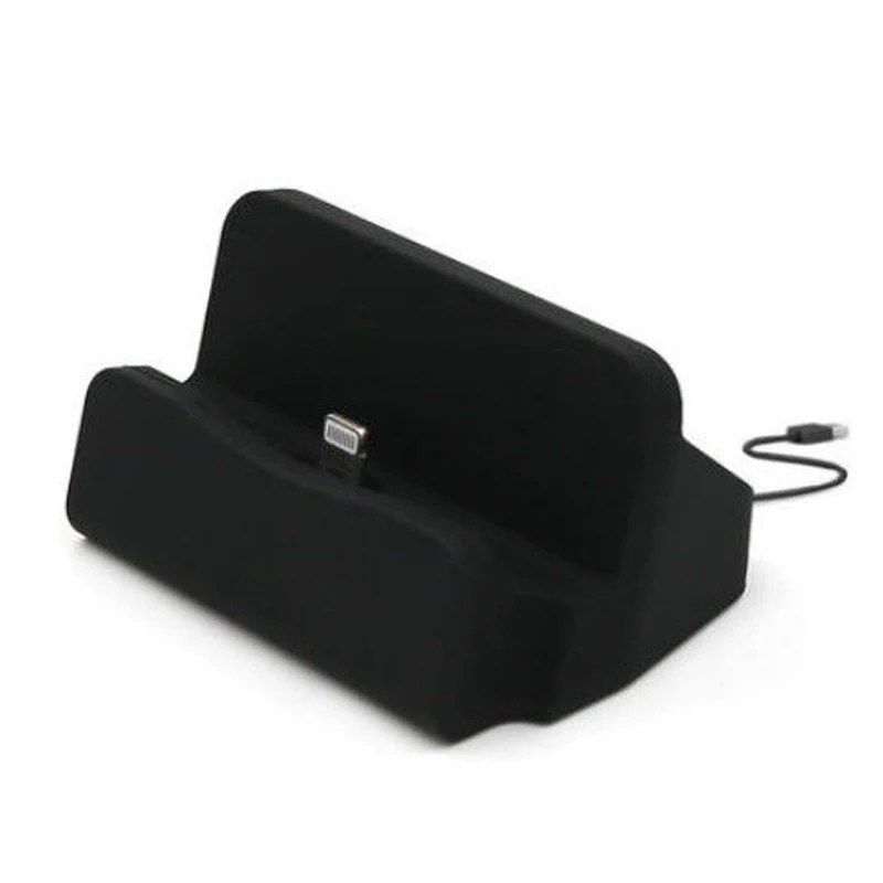 Black Настольная usb зарядная док-станция для iPhone 11 PRO MAX X XS SE XR MAX 7 8 Plus подставка Док-станция Колыбель для iPhone X 6 6S 5S - Цвет: Black