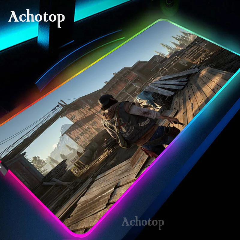 

Days Gone RGB Mouse Pad Gaming Mouse Pad Computer Large Mousepad Backlit XXL Mouse Pads LED Gamer Mause Carpet 900x400 Desk Mat