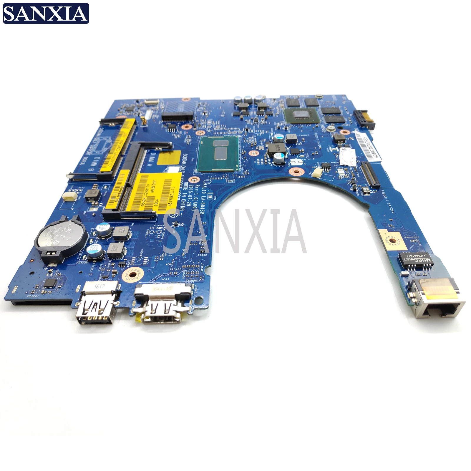 KEFU LA-B843P материнская плата для ноутбука Dell Inspiron 15-5558 14-5458 17-5758 оригинальная материнская плата I5-5200U GT920M