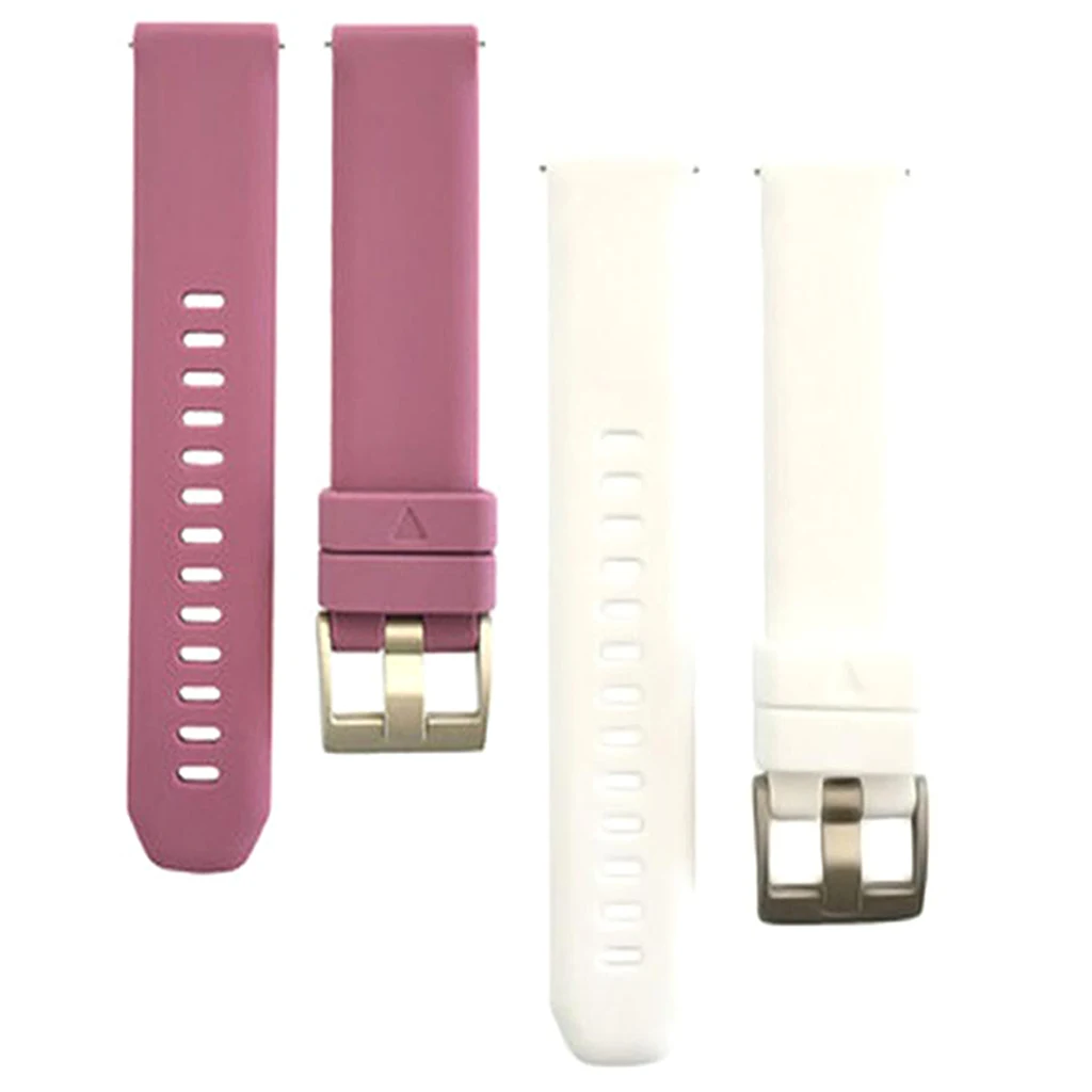 2 шт. силиконовые смарт часы ремешки быстросъемные мягкие резиновые сменные для