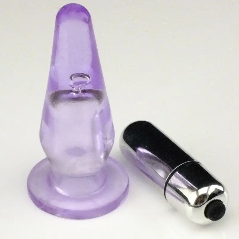 Анальная пробка и вибратор массажер простаты вибрационная пуля анальная из