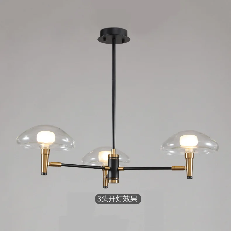 

nordic crystal chandelier lighting creative pendant lights luzes de teto ventilador de techo lampes suspendues