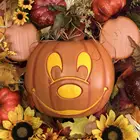 Хэллоуин осенний венок с тыквой входная дверь кленовый венок декор Хэллоуин украшение для вечеринки