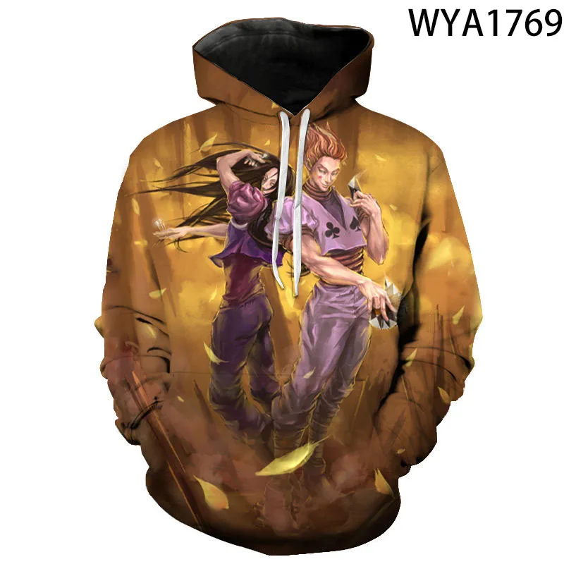 

New Hoodies Comics Hunter X Huntere Men Women Children Sweatshirts 3D Printed Boy Girl Kids Streetwear Fashion Pullover