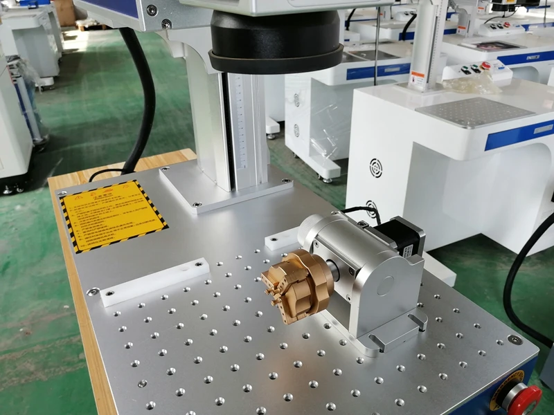 Raycus 30W 20W 150x150mm rotary axis included fiber laser marking machine for metal materials phone case plastic all | Инструменты