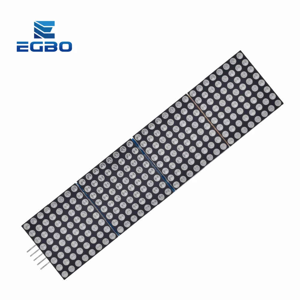 1 шт. матричный модуль EGBO MAX7219 для микроконтроллера Arduino 4-в-1 дисплей с линией 5P |