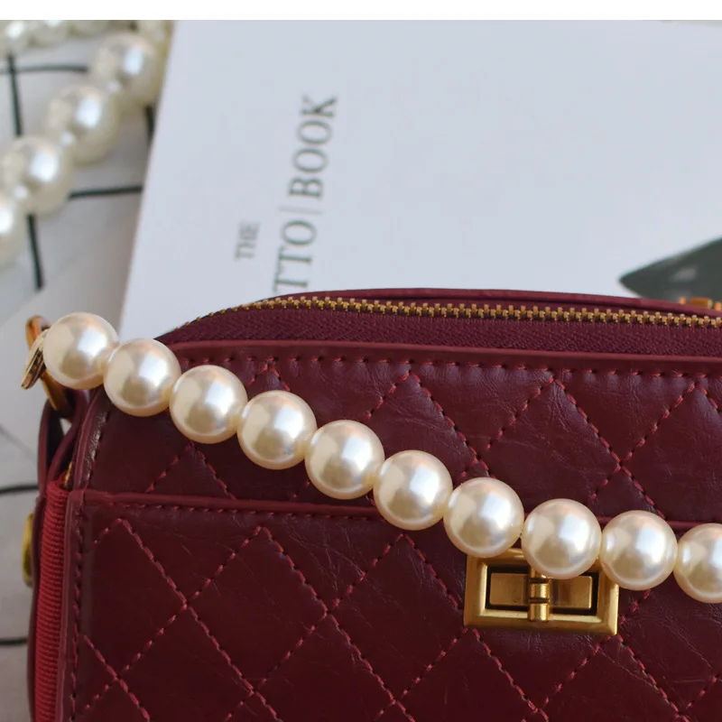 Жемчужный ремешок для сумок аксессуары кошелек ручки ремня милая цепочка из