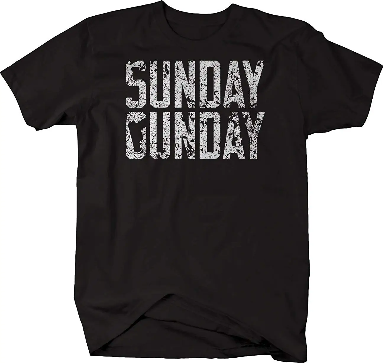 One Stop Service Distressed Sunday Gunday Pistol 9 мм Shooting Guns 2Nd Tshirt|Мужские футболки| |