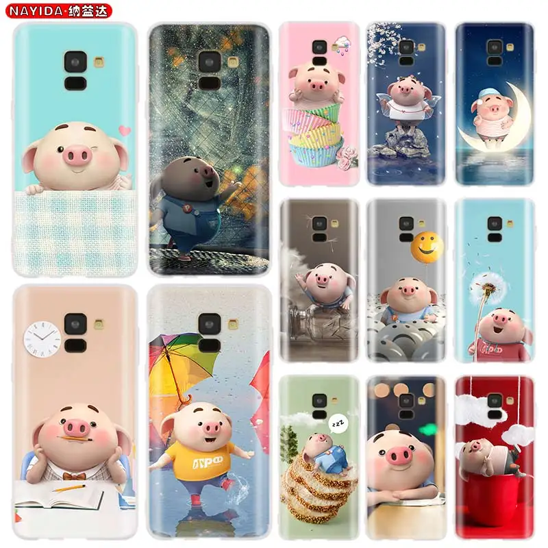 

Soft Silicone Case For Samsung A8 A6 Plus 2018 2017 2016 A10 A30 A40 A50 A60 A70 A80 A90 A7 A5 Pig fart