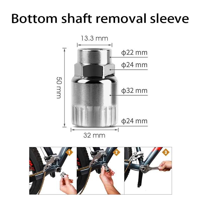 Инструменты для ремонта велосипедов Комплект кривошипно Съемник цепи Splitter Cutter