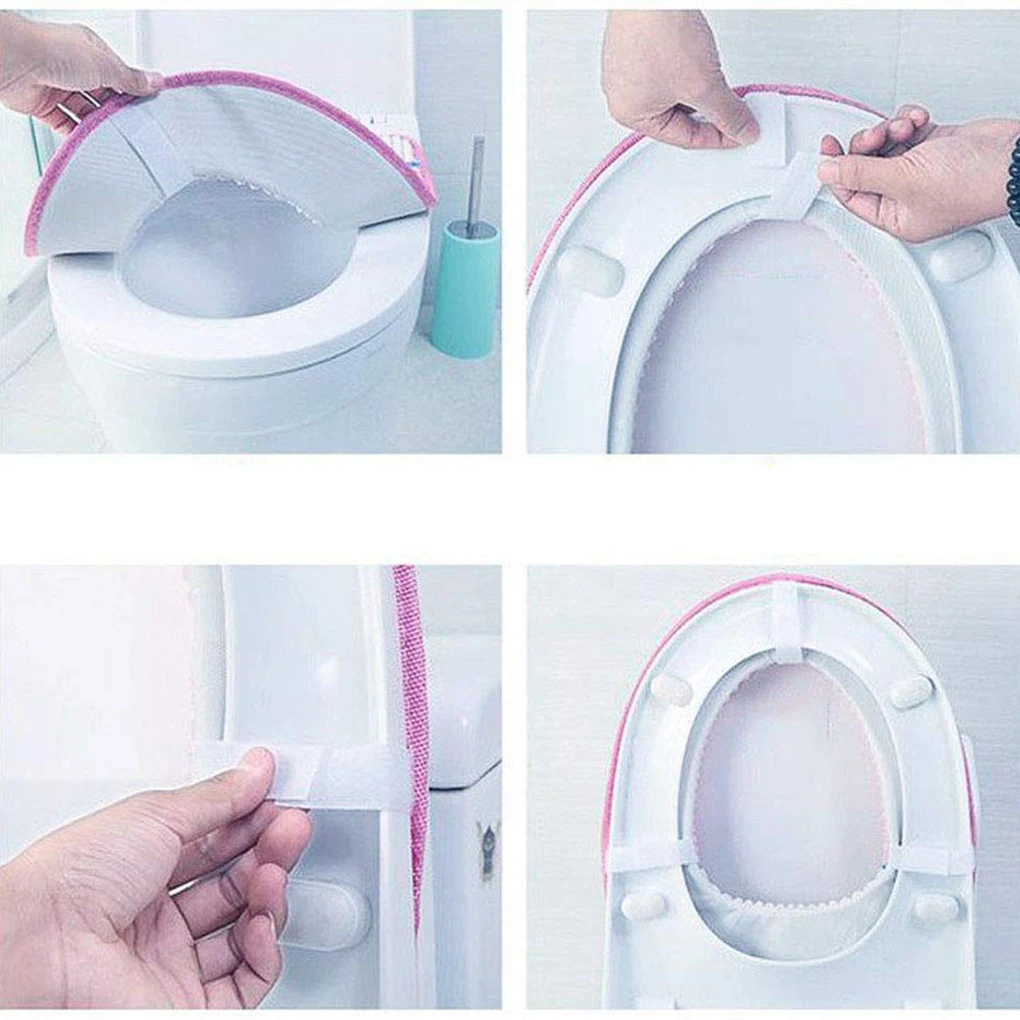 2 шт./компл. Роскошный чехол для унитаза с цветочным принтом аксессуары мягкий