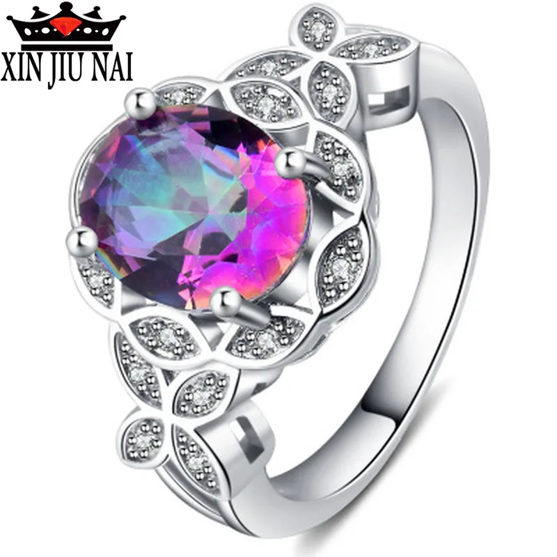 Модное креативное кольцо с постепенным изменением и полой бабочкой класса A CZ