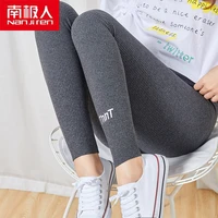 nanjiren women clothing women stacked pants warm seamless ankle length cotton polyester casual thick leggings for ladies