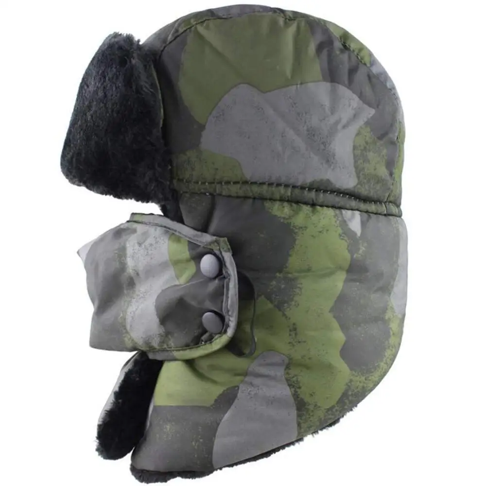 Утепленная Флисовая Балаклава унисекс шапка с капюшоном для шеи теплая