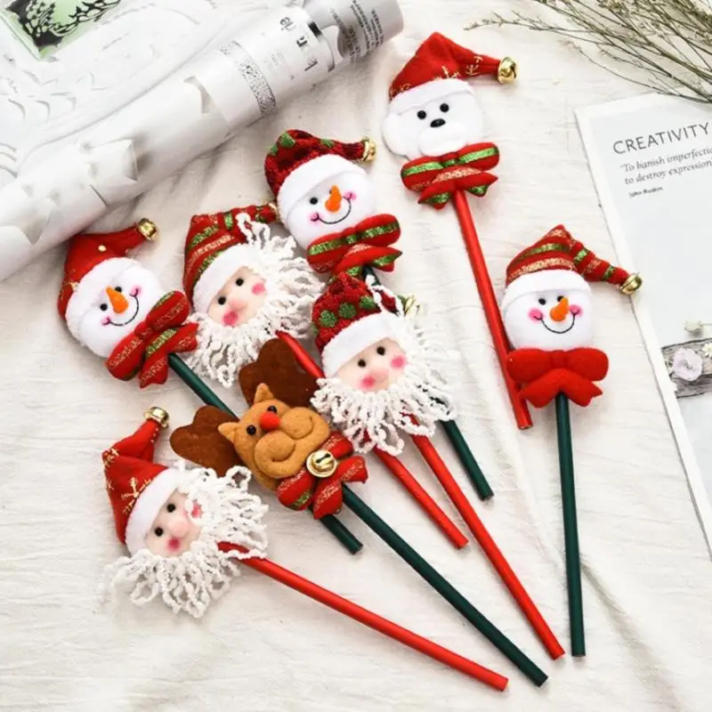 

Карандаш с Санта-Клаусом, детский креативный карандаш, офисные канцелярские принадлежности, подарок, новинка