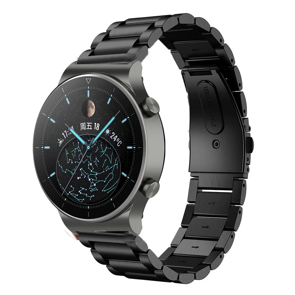 

Stainless Steel Band For Huawei Watch GT 2 Pro Strap Metal Women Men Wrist strap For Huawei GT 2e GT2 46mm Watch accessories