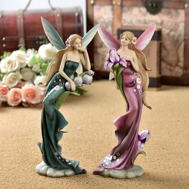 

Resin Fairy Aesthetic Living Room Angel Decoration Wedding Gift Vintage Home Decor Home Decoration Accessories Home Accessories
