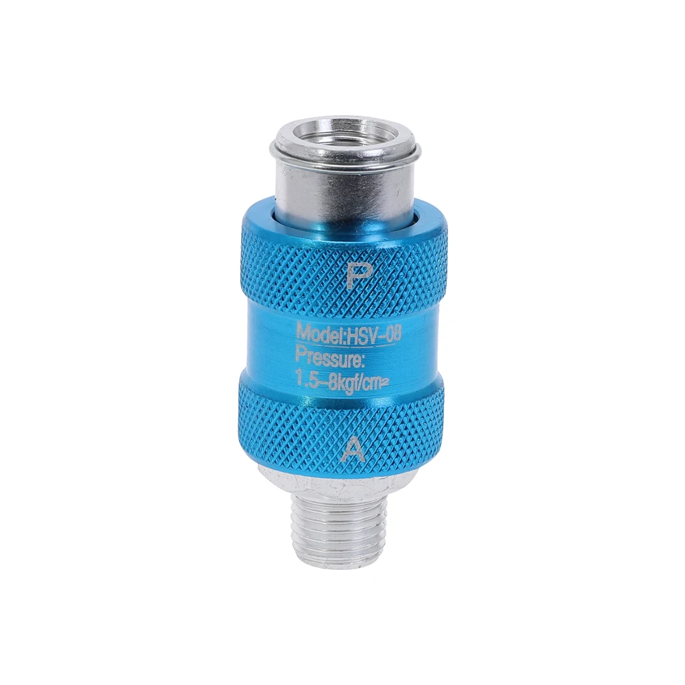 HSV-08 G1/4 &quotM/F резьба Серебряный тон синий ручной скользящий клапан | Обустройство