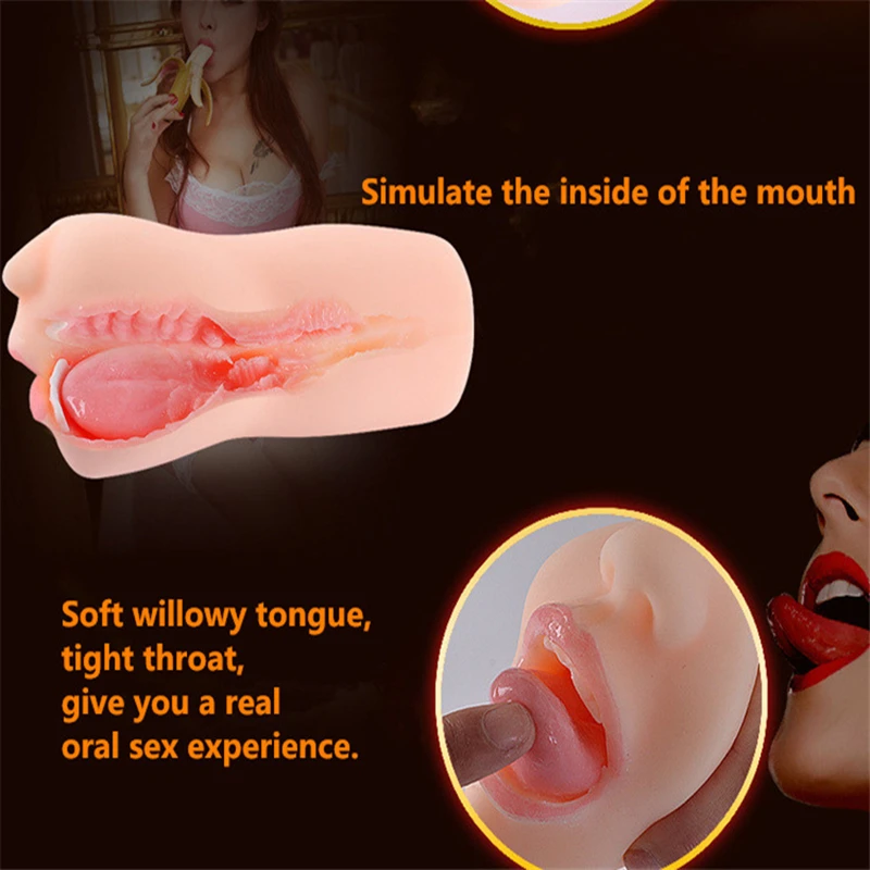 Новинка! Длинный язык оральный секс киска Мужской мастурбатор для мужчин