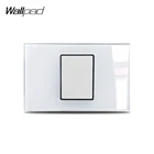 118*75 мм США пустая пластина для настенного отверстия Wallpad L3 белая стеклянная панель стандартная фотопластина стандарта Австралии и США