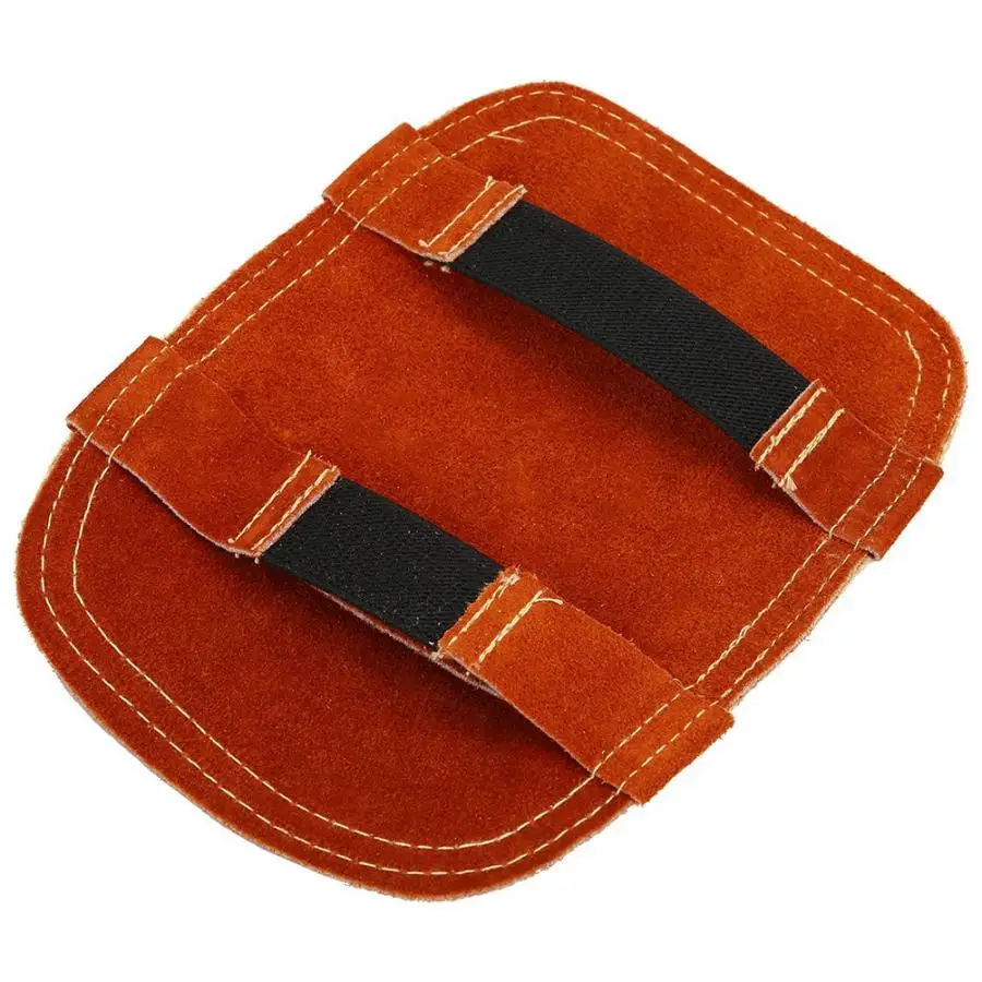 Heat Aluminized Hand Shields Split Cowhide Leather Back Welding Pad Safe Glove Repairing Gardening Protective Parts | Безопасность и