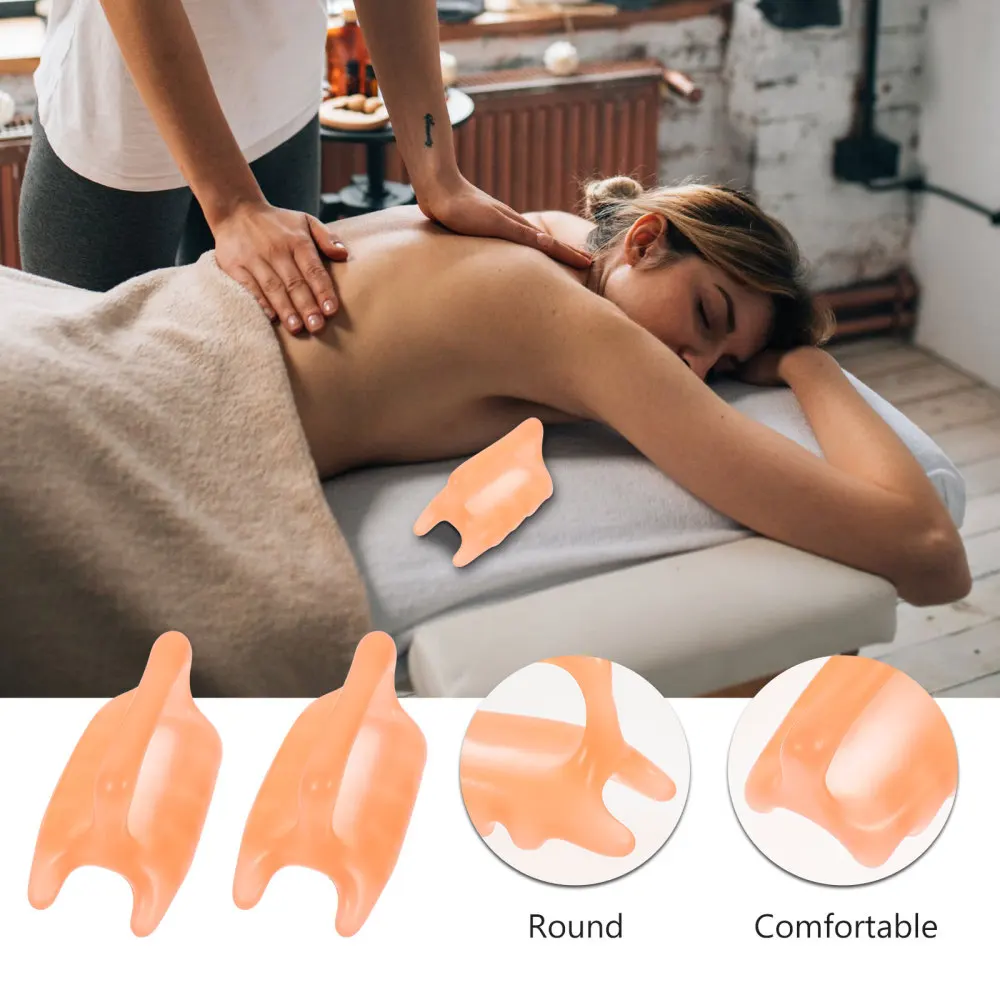 

1 Set 2Pcs Resin Neck Shoulder Back Massagers Practical Body Tools