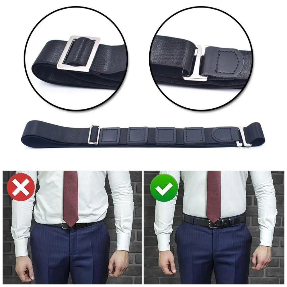 

3*120cm Anti-slip And Anti Bandage Universal Elastic Suspenders Garter Shirt Women Adjustable For Men Holder