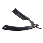 Мужская винтажная бритва с прямым краем, из нержавеющей стали, формирователь волос, Парикмахерская, складной нож для ручного бритья