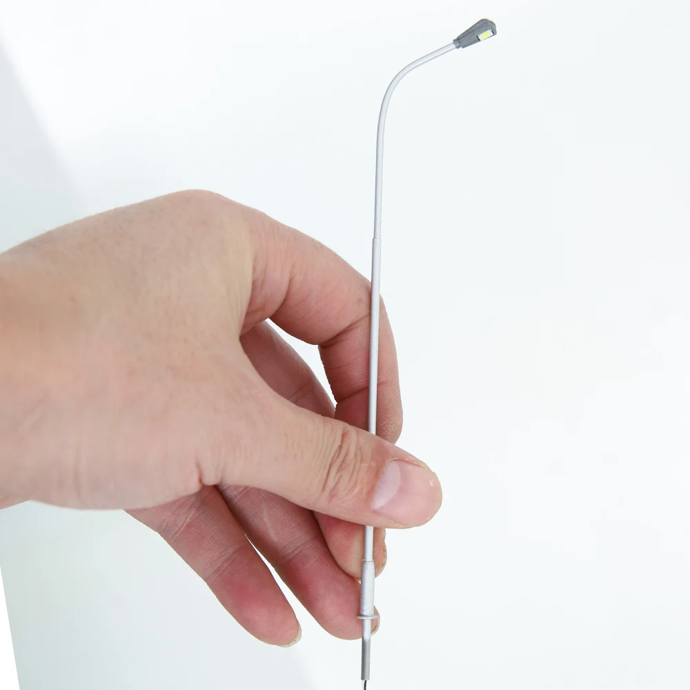 1/50 500 масштабная модель огни Светодиодный уличный фонарный столб аксессуар