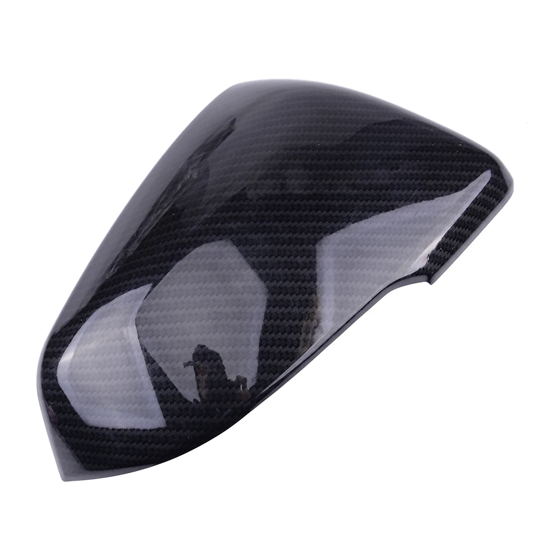 Автомобиль ABS правый углеродное волокно Стиль боковое крыло зеркало крышка 26x 15