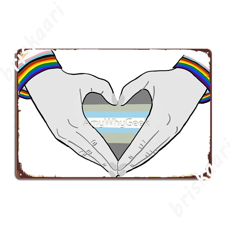 

Плакат Demiboy в форме сердца, металлический плакат, плакаты, создание клувечерние, гостиной, жестяной плакат