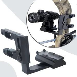Лук и стрелы голографический прицел лазерный прицел фонарик из алюминиевого сплава Кронштейн механический соединение Рекурсивный Универсальный
