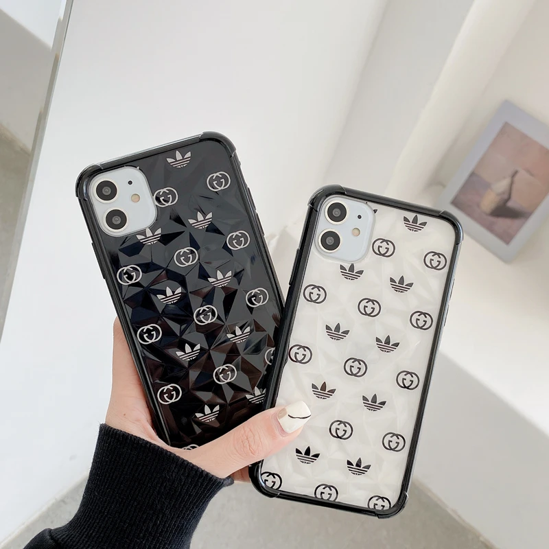 Чехол для мобильного телефона с 3D алмазной огранкой 360 ° из ТПУ защитой от падения