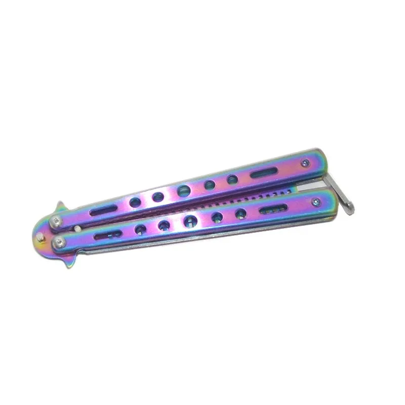 1 шт Складная расческа для волос обучение бабочка Ножи гребень Нержавеющая сталь