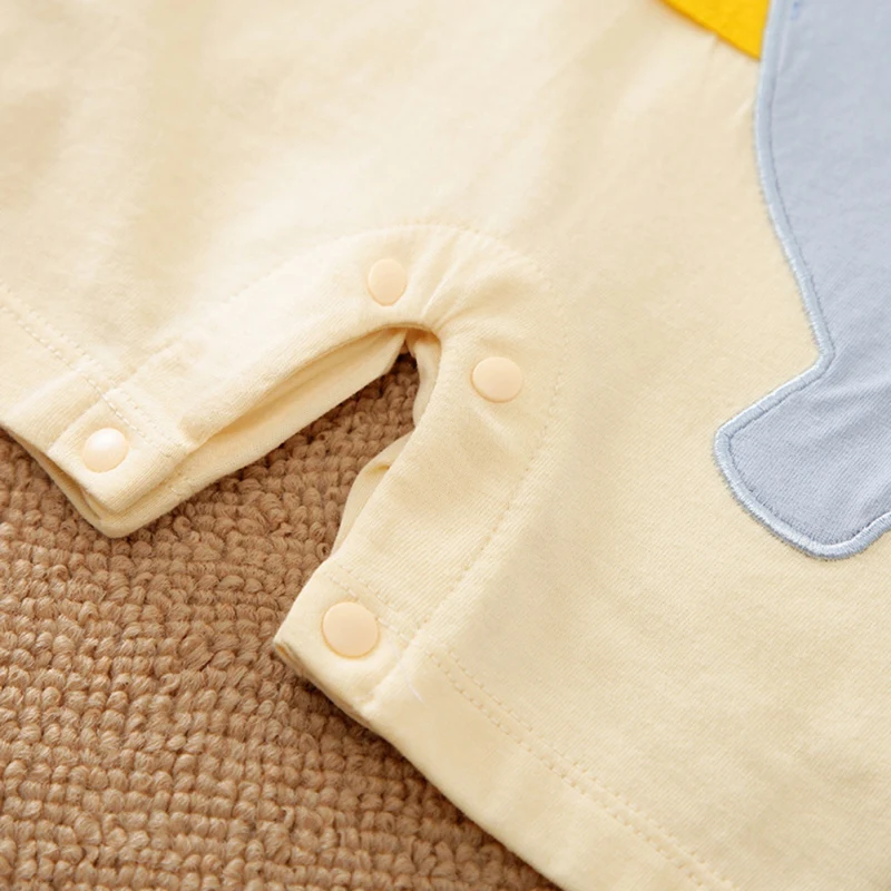 

Baywell Summer Newborn Baby Romper Cartoon Dinosaur Printing Infant Boy Clothes Rompers Cotton Short Sleeve Boys Jumpsuit