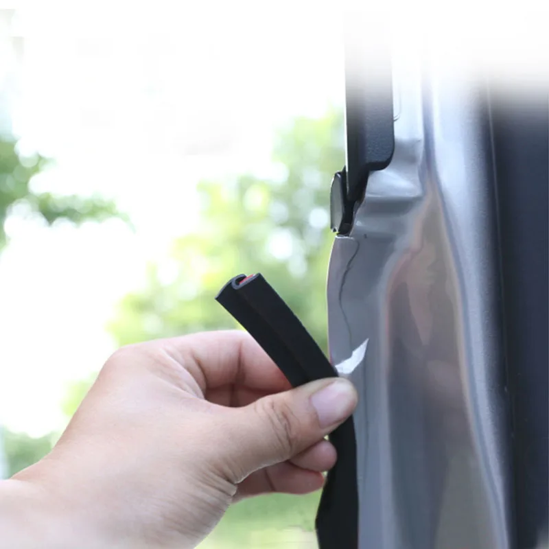 

3/5/10/16/25M Universal Car H Type Rubber Sealing Strip Door Edge Scratch Protector Strips Auto Sticker Seal Car Accessories