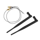 2x6Dbi 2,4 ГГц Wi-Fi 5 ГГц Dual Band M.2 IPEX MHF4 U.fl кабель-удлинитель для Wi-Fi RP-SMA Пигтейлпровод для антенны Набор для Беспроводной маршрутизатор Антенна