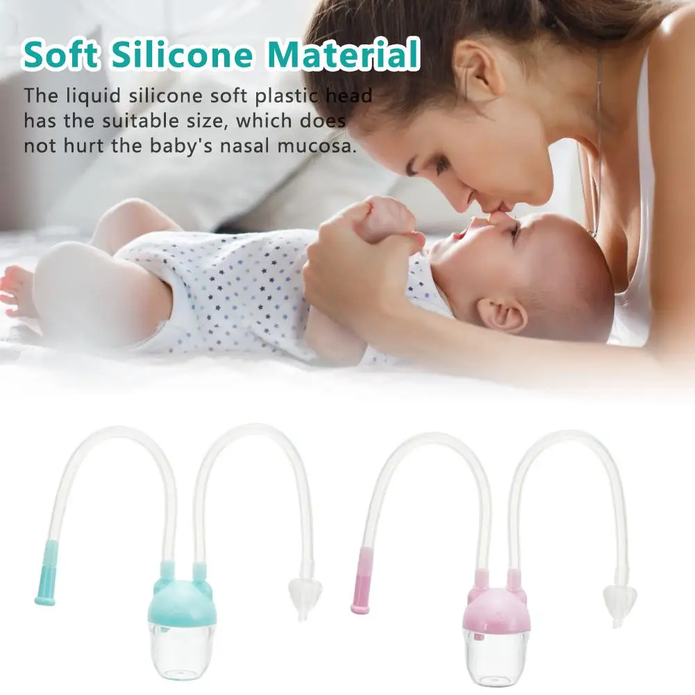 

Baby Nasal Aspirator Mouth Suction Device Nose Cleaner For Newborn Infant Toddler Child Safe Hygienic Nose Cleaner