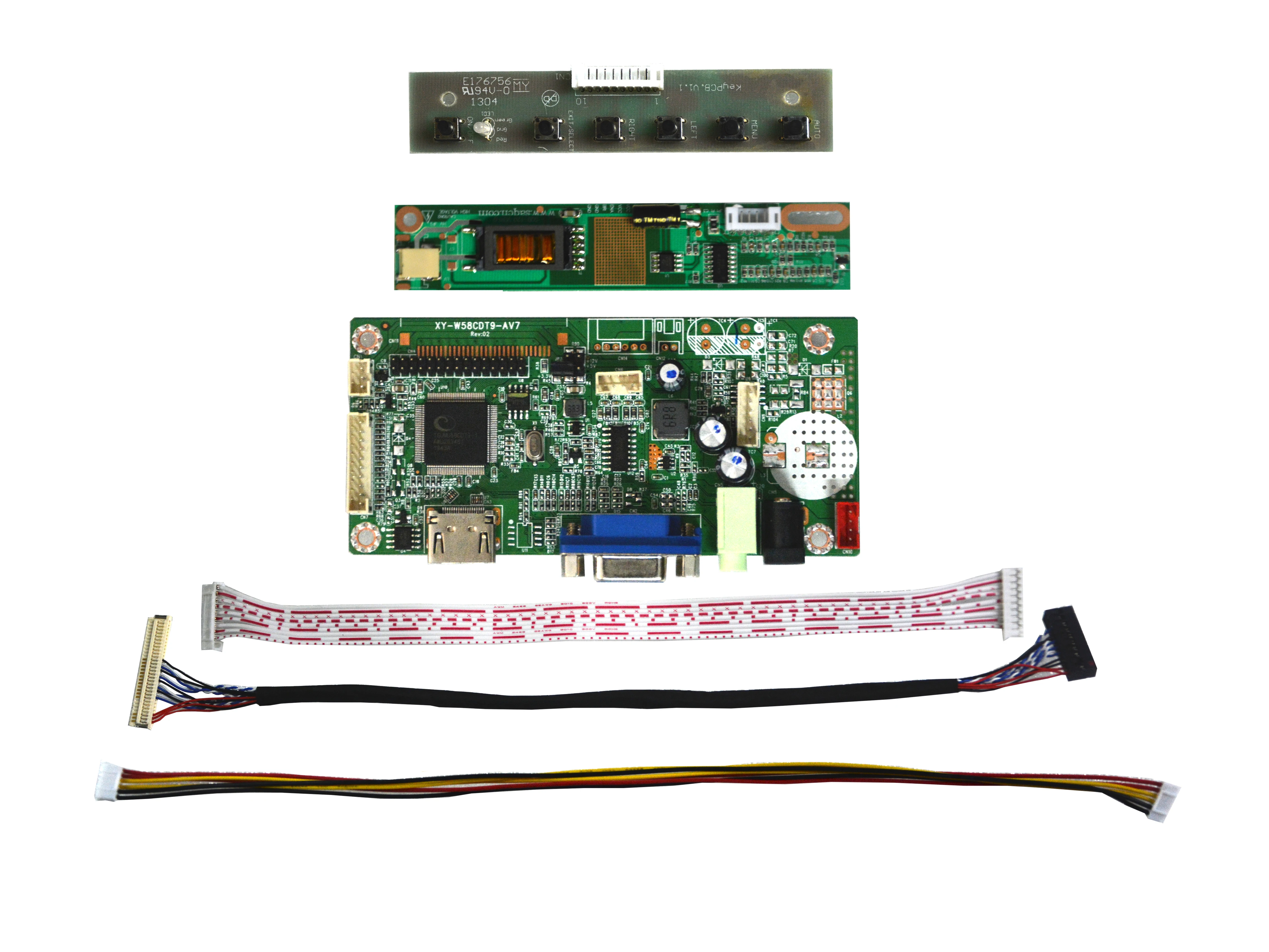 Бесплатная доставка A58C VGA LVDS HDMI совместим с фотографиями 15 4 дюйма светодиодный