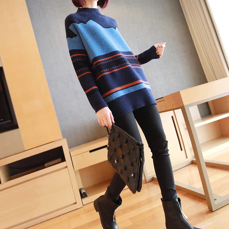

Pullover 2019 new loose thick long-sleeved sweater autumn and winter women's fashion