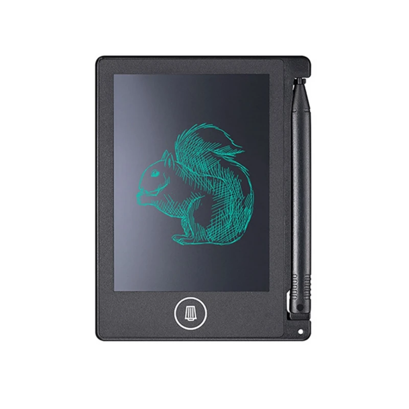 4.4 Inch Flexible Tablet Electronic LCD Children's Graffiti Drawing ABS Board Student Draft Notebook | Канцтовары для офиса и