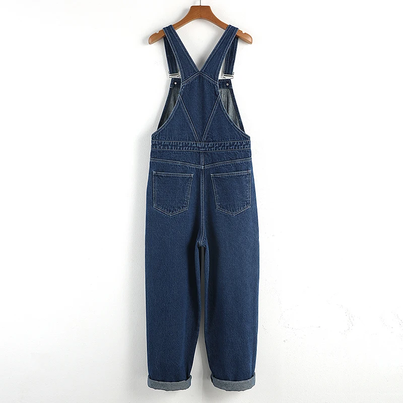 Европейская и американская мода брендовые подтяжки джинсовый комбинезон