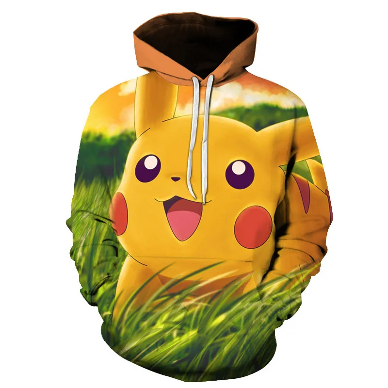 Пикачу из Pokemon Go 3D Толстовка с рисунком толстовки для мужчин и женщин Umbreon толстовки с капюшоном для мужчин пуловер куртка игровая Одежда для мальчиков