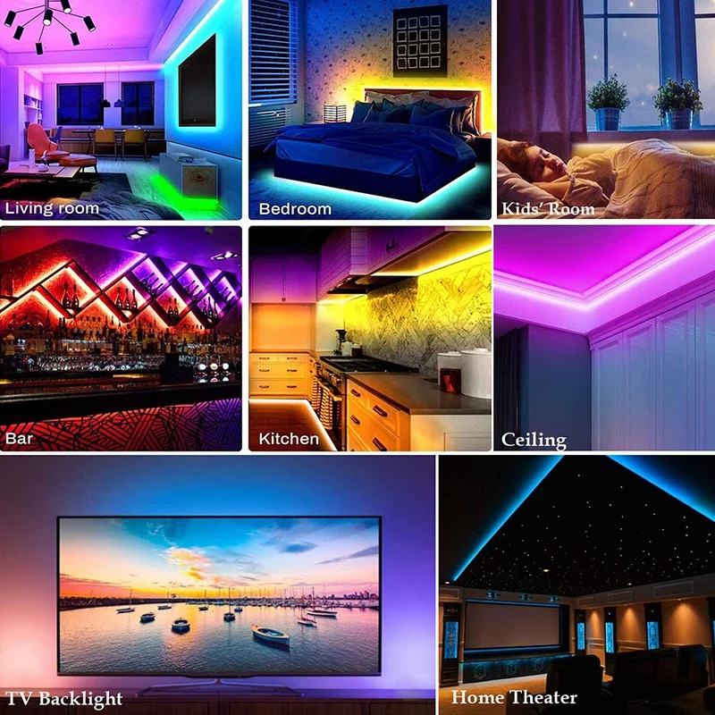 

LED Light Bar Connector Kit, 5050 4-Pin LED Connector Without Solder Corner , RGB LED Light Connector for LED Light Bar