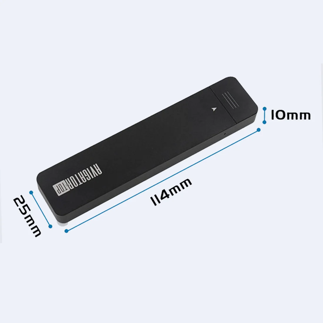 JEYI AVIGATOR m.2 для NVME aluminum TYPEC 3 1 Чехол мобильного SSD TYPE C JMS583 m2 USB3.1 M.2 PCIE U.2 | Компьютеры и