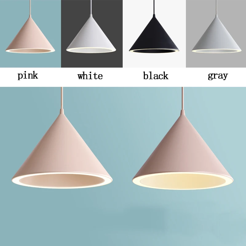Современные Подвесные светодиодные светильники e27 потолочный светильник в