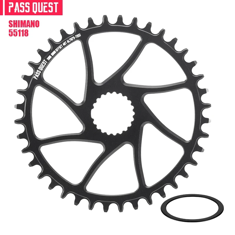 2021New PASS QUEST 0 мм офсетное прямое Крепление передняя звезда 30T 42T MTB узкая широкая