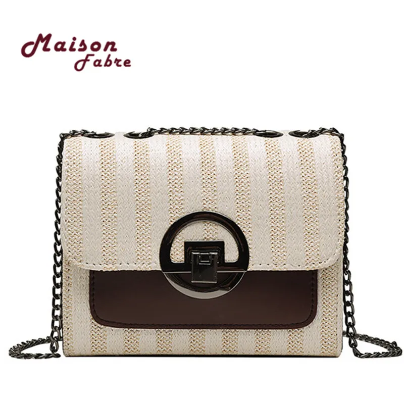 Женские Ретро сумки лоскутные металлические украшения сумка на плечо цепи