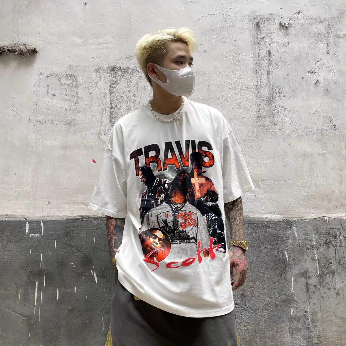 Футболка в стиле хип-хоп с принтом рэп-звезд лето 2021 | Мужская одежда